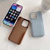 For iPhone 14Pro Max 13 Pro Max XS Max X XR 8 7 Plus Case Luxury Leather Card Wallet Stand Holder Soft Case